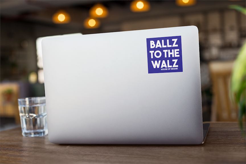 Ballz to the Walz Sticker - Decorative Stickers - House of Swank Raleigh NC