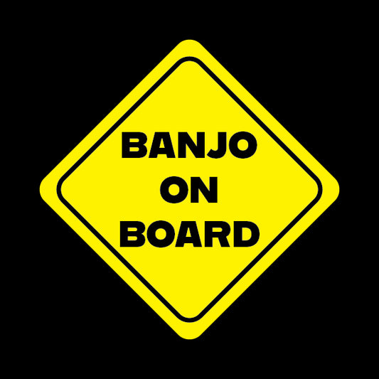 Banjo on Board Sticker Decorative Stickers HOUSE OF SWANK