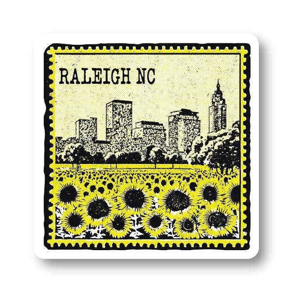 Dix Park Raleigh NC Sunflower Sticker Decorative Stickers HOUSE OF SWANK