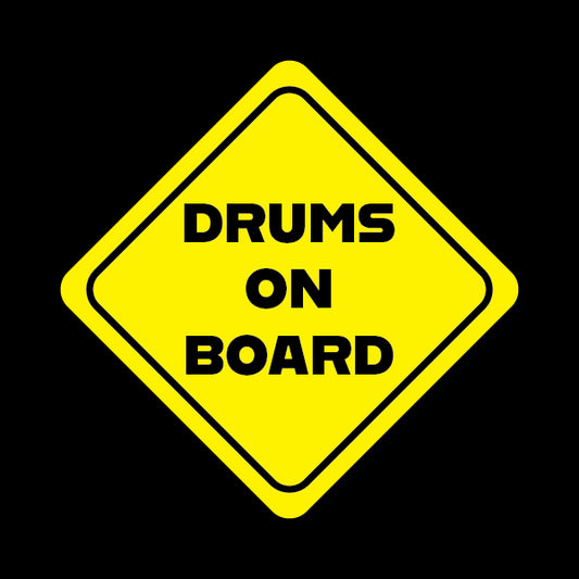 Drums on Board Sticker Decorative Stickers HOUSE OF SWANK