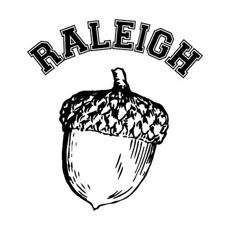 Raleigh NC Acorn Sticker Decorative Stickers HOUSE OF SWANK