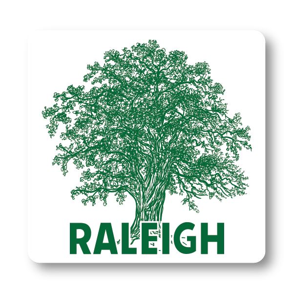 Raleigh NC Oak Tree Sticker Decorative Stickers HOUSE OF SWANK