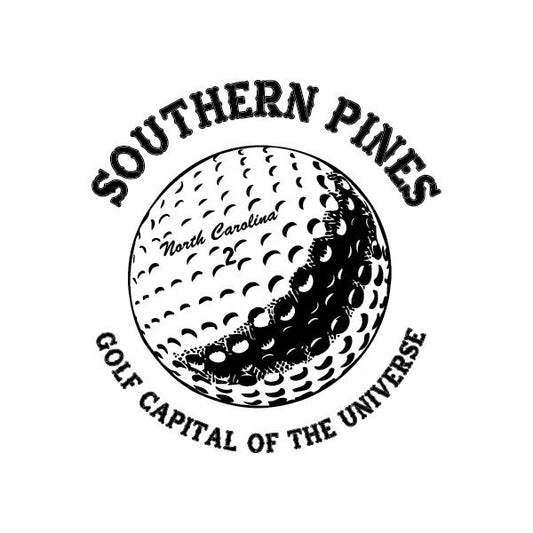 Southern Pines Golf Capital of the Universe Sticker - Decorative Stickers - House of Swank Raleigh NC