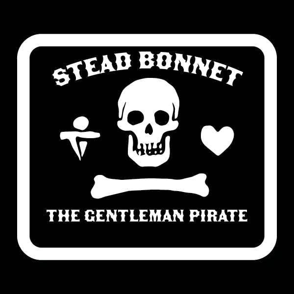 Stede Bonnet Gentleman Pirate Flag Sticker Decorative Stickers HOUSE OF SWANK