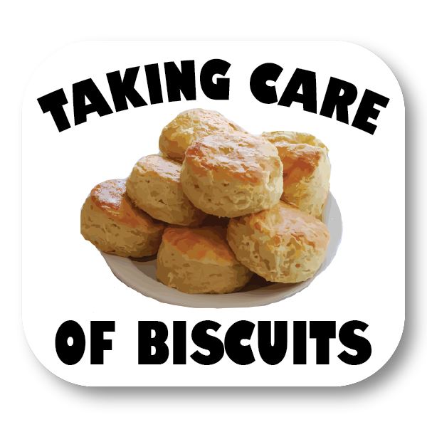 Taking Care of Biscuits Sticker Decorative Stickers HOUSE OF SWANK