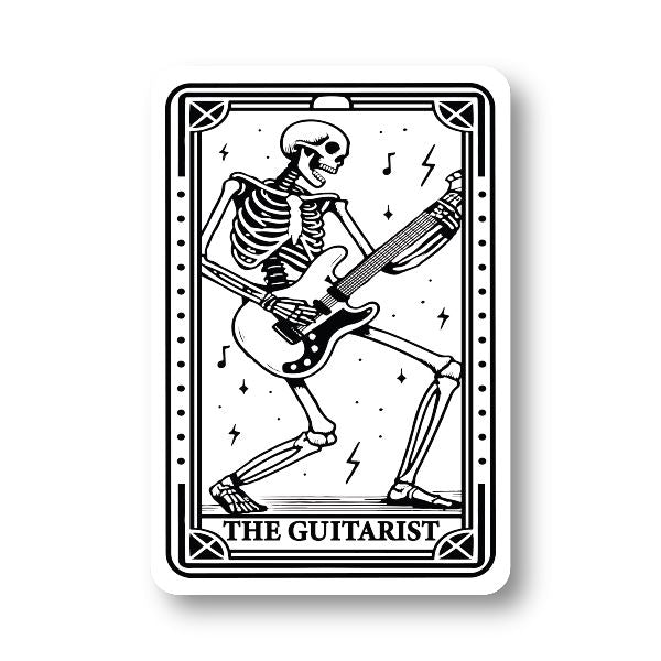 The Guitarist Tarot Card Sticker Decorative Stickers HOUSE OF SWANK