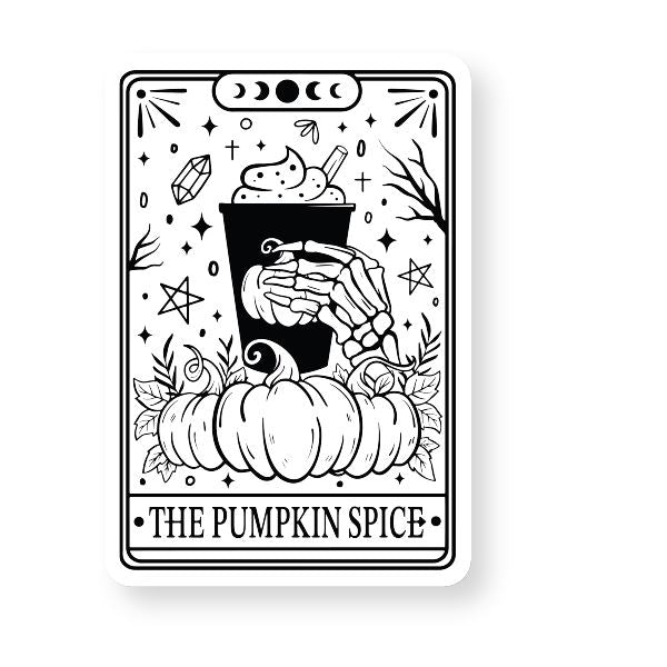 The Pumpkin Spice Tarot Card Sticker Decorative Stickers HOUSE OF SWANK