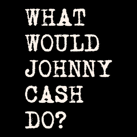 What Would Johnny Cash Do Sticker Decorative Stickers HOUSE OF SWANK