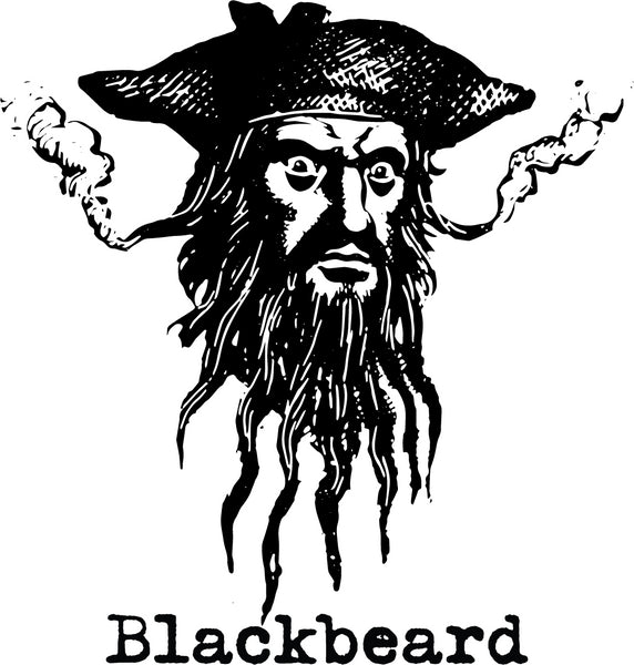 Blackbeard Head Sticker