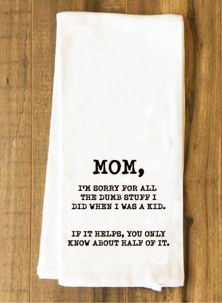 Mom Sleep Funny Gift Towel — She la la